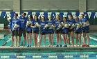 Swimming Senior Day  Wheaton College Women's Swimming & Diving seniors were honored on Senior Day prior to the team’s duel meet against Babson, January 11, 2020. - Photo By: KEITH NORDSTROM : Wheaton, Swimming, Senior Day